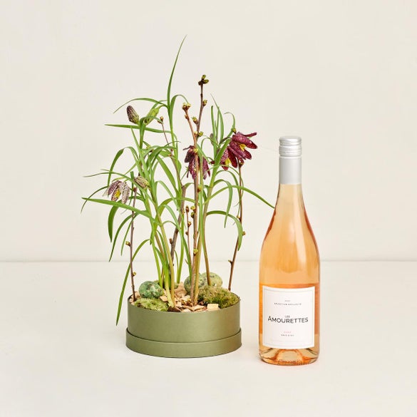 Hatteæske med vibeæg med Les Amourettes Rosé